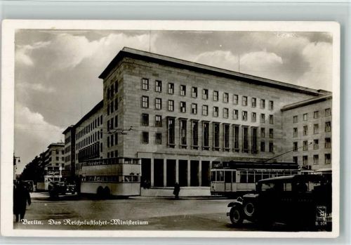 1938 Reichsluftfahrt Ministerium , Klinke Foto B 501 Straßenbahn AK