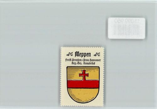 Meppen Vignette Wappen Kaffee Hag ca 1920-1940