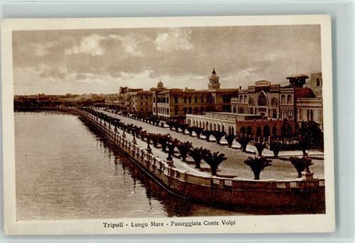 Tripolis Lungo Mare Passeggiata Conte Volpi