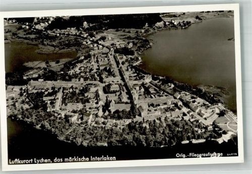 17279 O2093 Lychen Foto AK Fliegeraufnahme