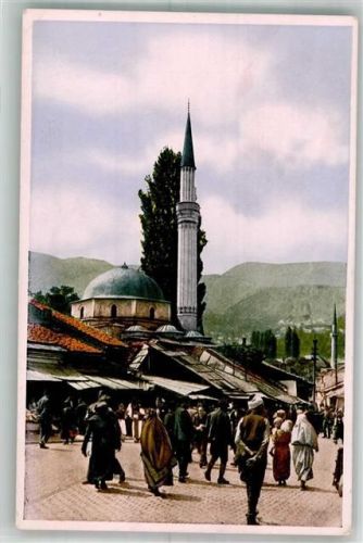 Sarajevo 1930 Moschee Tracht