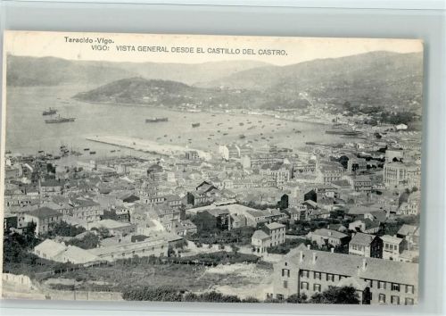 Vigo Blick vom Castro-Kastell