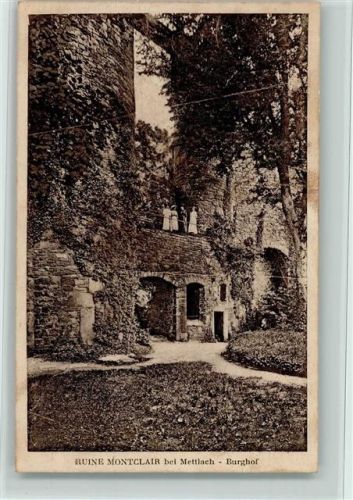 Mettlach Ruine Montclair Burghof