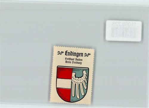 79346 W7833 Endingen am Kaiserstuhl - Vignette Wappen Kaffee Hag ca 1920-1940