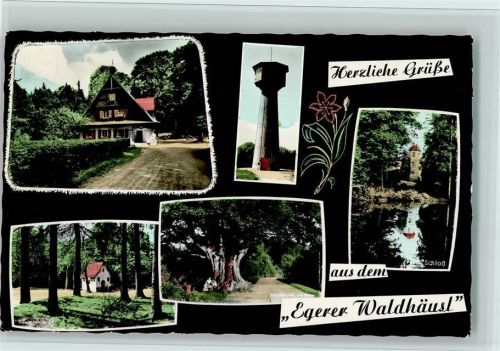 Neualbenreuth Egerer Waldhäusl Turm Schloß Mehrfachaufnahme