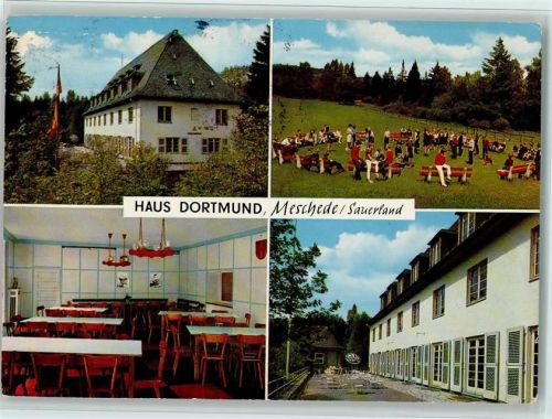 Meschede Haus Dortmund Innenaufnahme Terrasse Wiese 4-Bildaufnahme