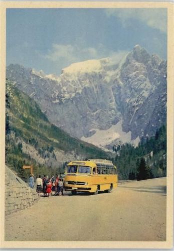 Berchtesgaden Fahrten mit der Kraftpost Nr. 7 - Vorderbrand - Omnibus -