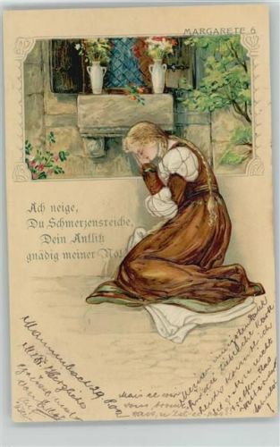 Serie 3959 - Margarete 6 Litho 1902 AK