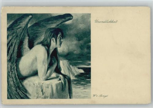 sign W.v. Bongé - Engel - "Unendlichkeit"