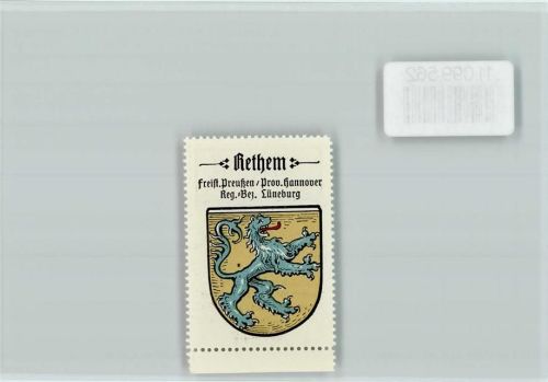 Rethem Vignette Wappen Kaffee Hag ca 1920-1940