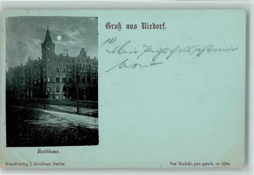 Rixdorf 1898 Rathaus
