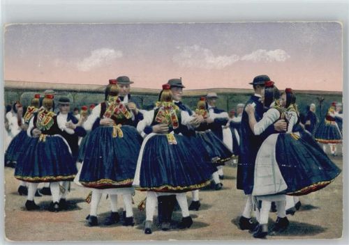 Hessische Trachten Nr. 156 - Verlag Hansmann - Schwälmer Volkstanz - AK