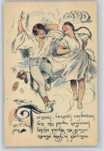 Tschechien - signiert ca 1918 AK