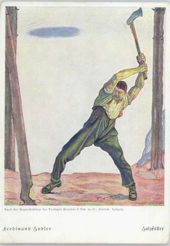 Der Holzfäller - Berufe