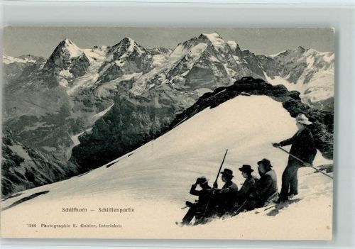 Schilthorn Mürren Schlittenpartie