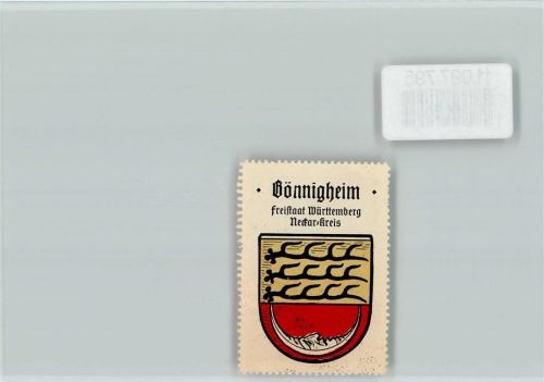Bönnigheim Vignette Wappen Kaffee Hag ca 1920-1940