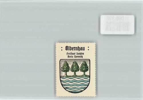 Olbernhau Vignette Wappen Kaffee Hag ca 1920-1940