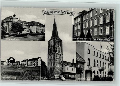 Kerpen Krankenhaus Neue Siedlung Kirche Kolpinghaus St. Vinzenz-Haus Mehrfachaufnahme