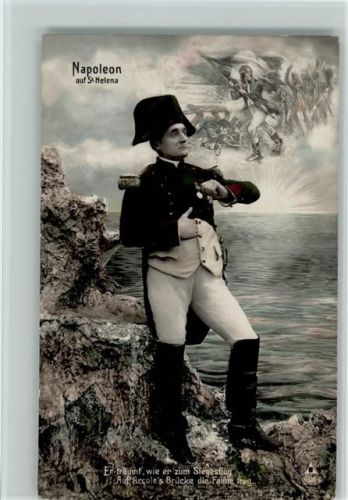 auf St. Helena, er traäumt vom Siegesflug Foto AK