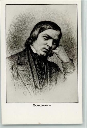 Robert Schumann Zeichnung von Bendemann