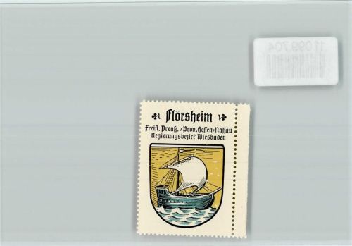 Flörsheim Vignette Wappen Kaffee Hag ca 1920-1940