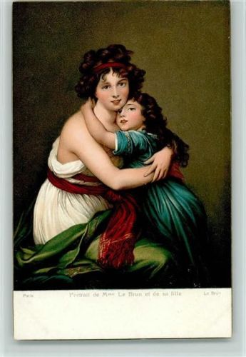 29876 Gemälde von Madame de Brun mit Kind
