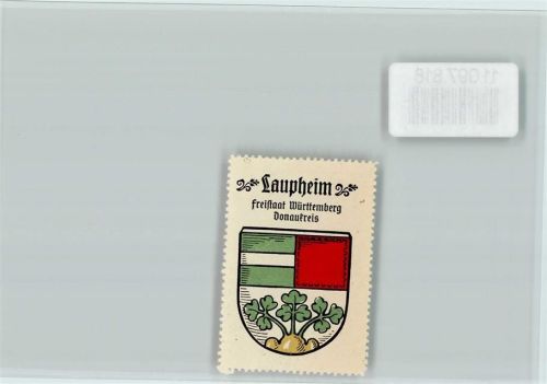 Laupheim Vignette Wappen Kaffee Hag ca 1920-1940