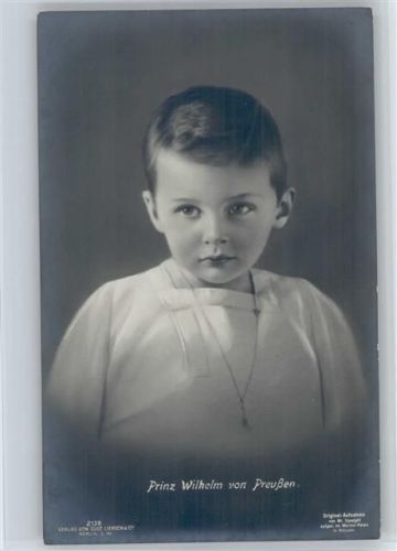 Prinz Wilhelm als Kleinkind - Nr. 2138 Liersch, Original-Aufnahme