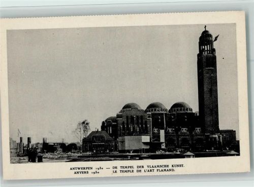Le Temple de L`Art flamand 1930 offiz. AK