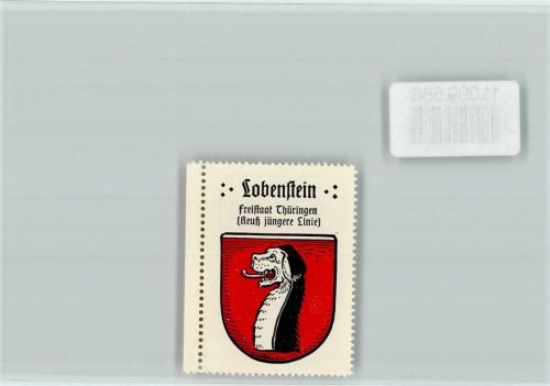 Lobenstein Vignette Wappen Kaffee Hag ca 1920-1940