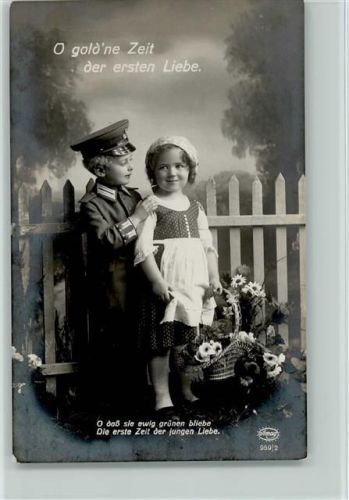 Amag Serie 959-2 - O goldne Zeit der ersten Liebe - Kinderpoesie, Foto AK