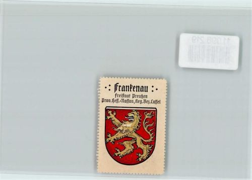 35110 W3559 Frankenau , Hess - Vignette Wappen Kaffee Hag ca 1920-1940