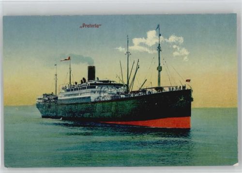 Hapag Schiff Pretoria Hamburg-Amerikal Linie