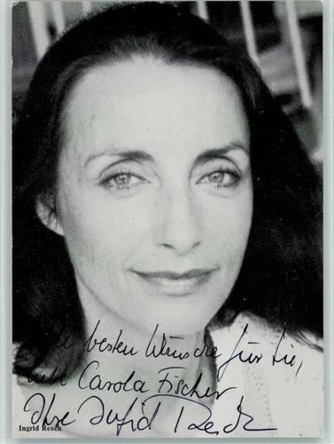 Ingrid Resch Original Autogramm