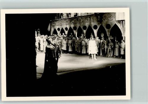 Foto 1964 AK Bühnenbild mit Chor