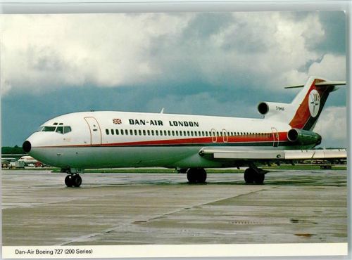Dan-Air London , Boing 727 auf dem Rollfeld - Skilton AK