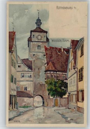 Rothenburg Weisser Turm - Velten Nr. 120 -