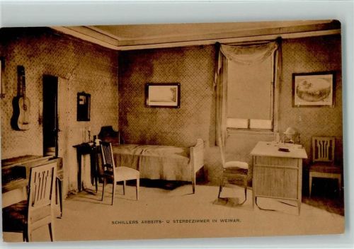 Weimar nr. 1840 Zedler & Vogel - Arbeits- und Sterbezimmer
