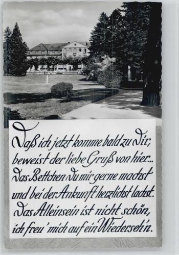 Bad Soden Ich komme bald zu Dir .... ca 1965 AK