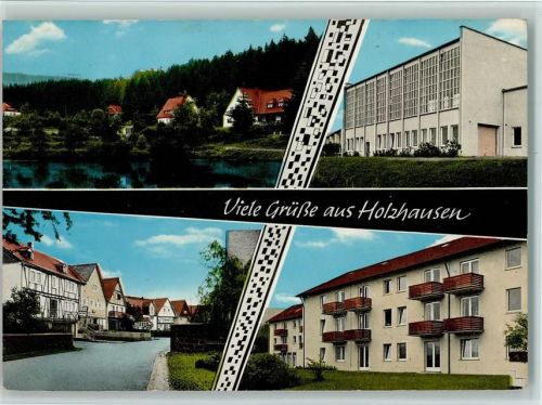 Holzhausen Ortsansichten Fachwerkhaus Mehrfamilienhaus 4-Bildaufnahme