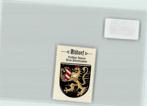 Altdorf Vignette Wappen Kaffee Hag ca 1920-1940