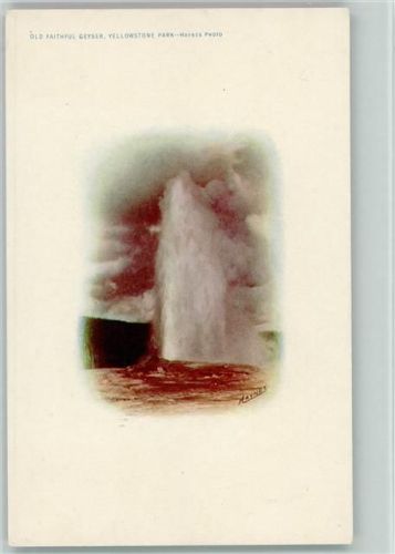 Old Faithful Geyser , Yellostone Park, Photo Haynes