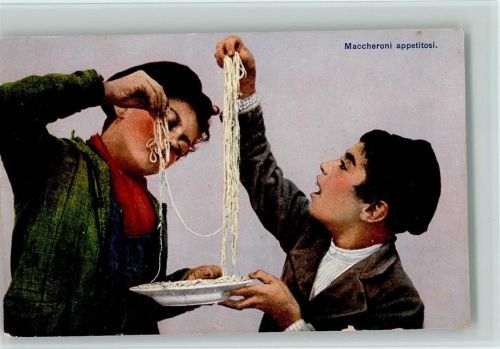 Typen Kinder aus Italien - Maccheroni appetitosi