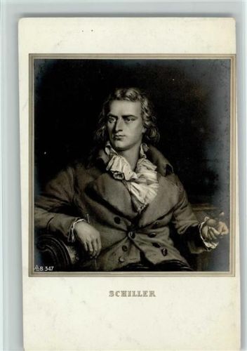 ALB 347 Gemälde von Schiller Foto AK