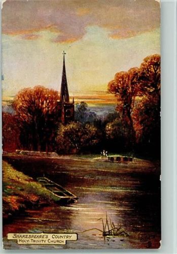 Oilette Shakesspeare Country Serie IV Nr. 7492 Holy Trinity Church