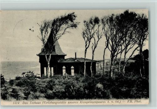 1910 Das Teehaus - Verlobungsstätte unseres Kronprinzenpaares 1904