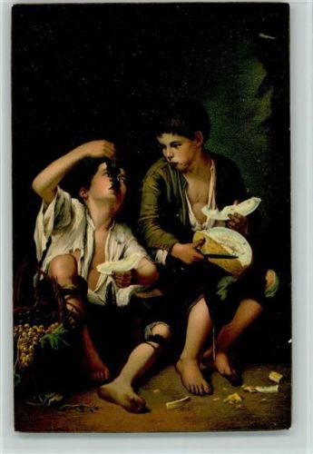 29979 Gemälde von Murillo, die Melonenesser, Strassenkinder