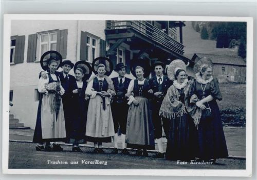 1938 Vorarlberg - Gruppe Foto AK