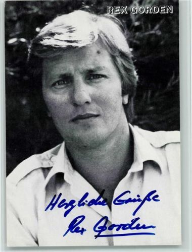 Rex Gorden Original Autogramm