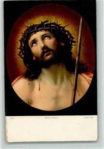 29899 Gemälde von Guido Reni, Ecce Homo - Christus mit Dornenkrone, christliches
